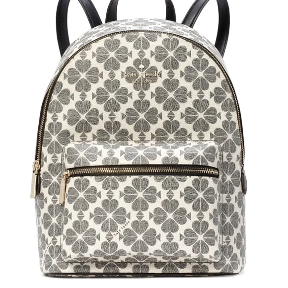 Kate Spade Spade Flower Medium Backpack Signature
Logo Black Multi NWT - Picture 16 of 17